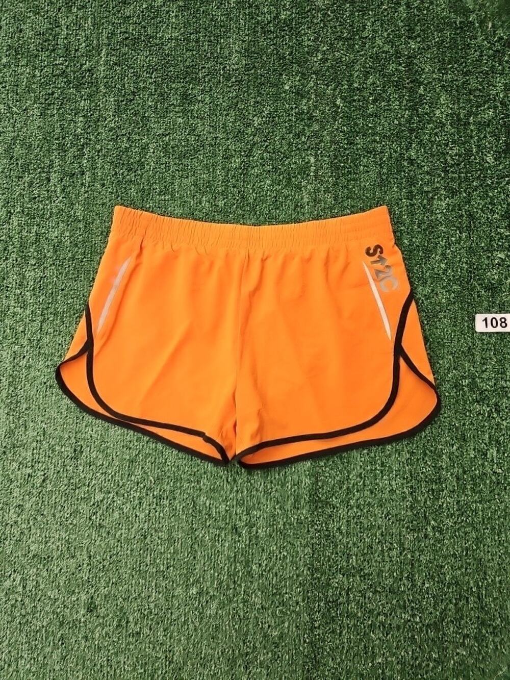 K. Swiss Shorts Women's Orange Lined Running Shorts Size M